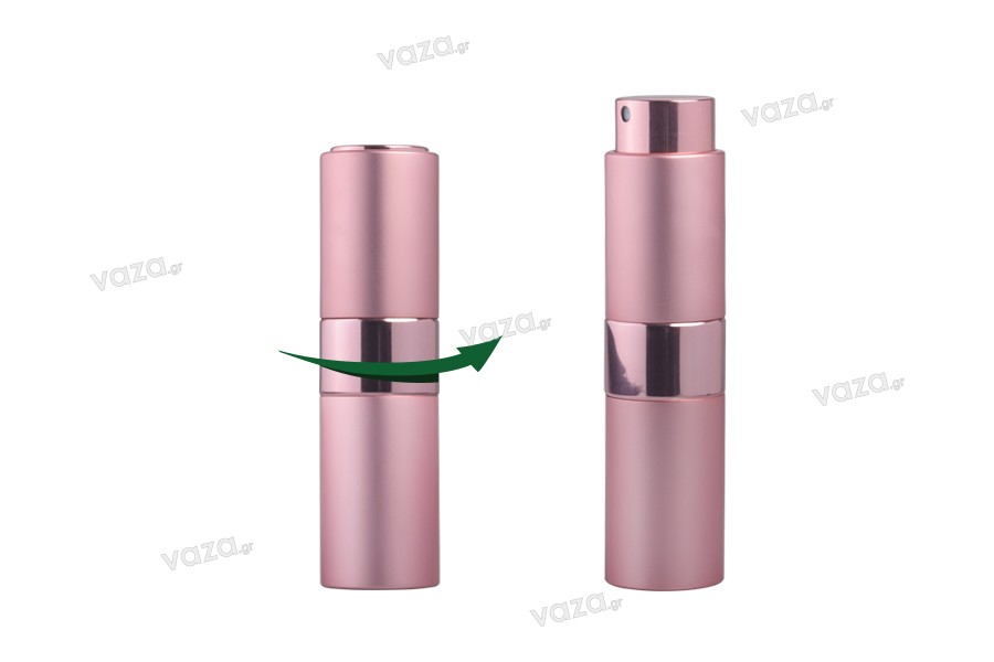 Μπουκαλάκι με σπρέι για άρωμα 15 ml αλουμινένιο σε διάφορα χρώματα ΜΑΤ