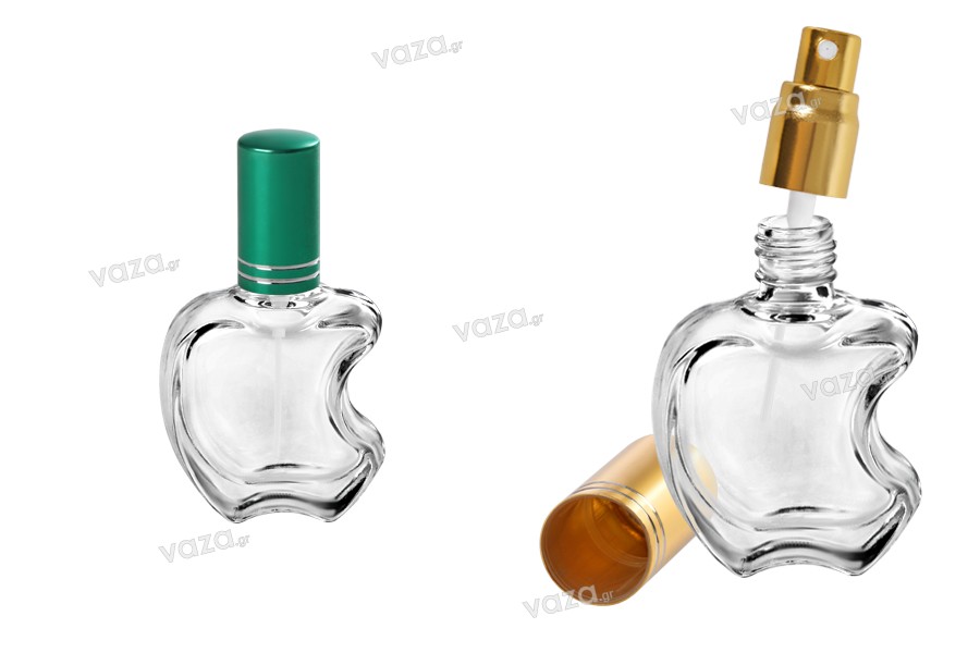 10ml apple shaped glass perfume bottle in many colors