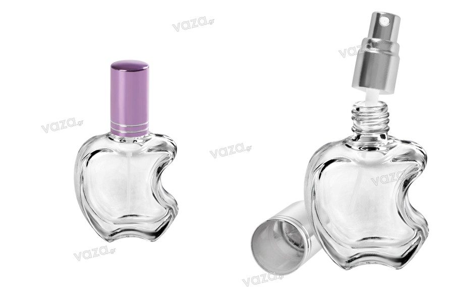 10ml apple shaped glass perfume bottle in many colors