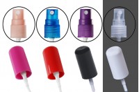 Spray en plastique 18/410 avec couvercle en diverses couleurs