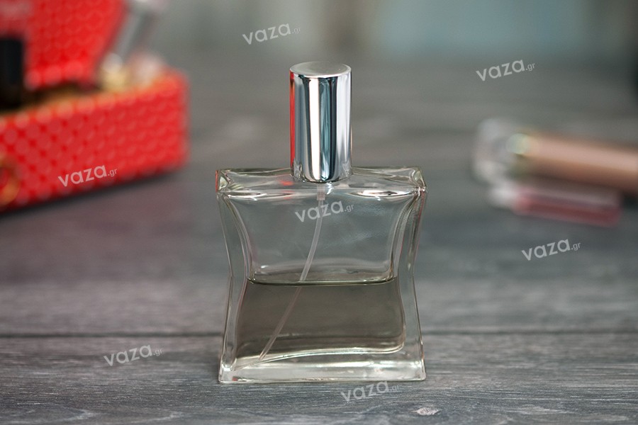 Sticluță de parfum 50 ml, cu închidere de siguranță "Crimp" 