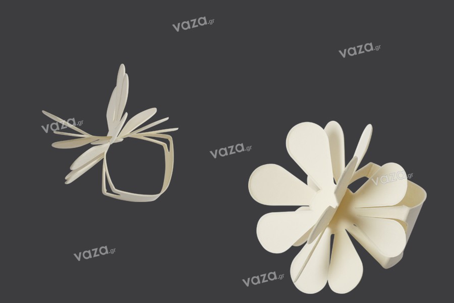 Shirita letre për parfum në formë lule - pako me 100 copë