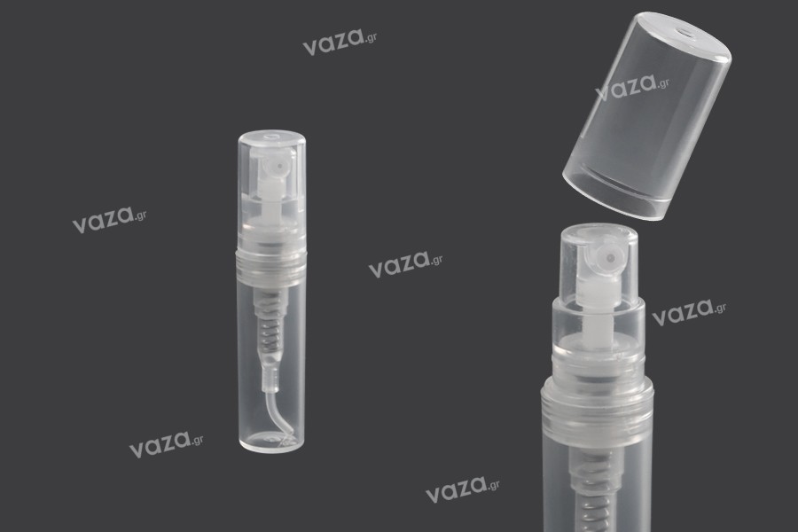 Shishe parfumi plastike tester 2 ml miniaturë - 50 copë