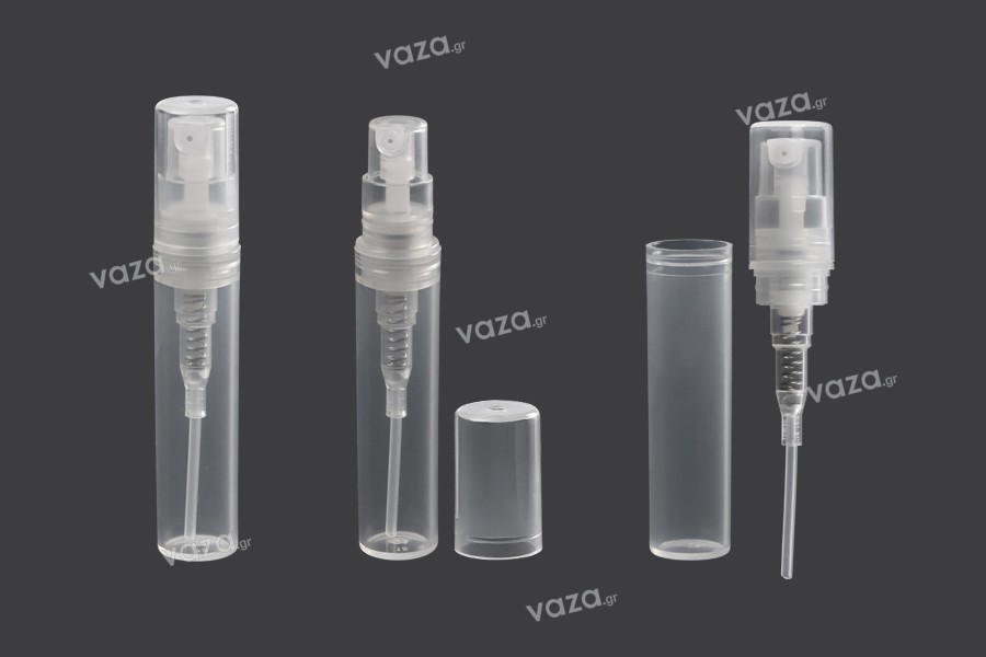Σπρέι αρωματοποιίας πλαστικό 3 ml (tester) - 50 τμχ