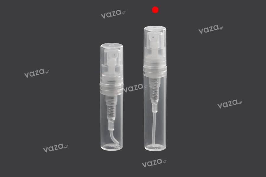 Flacon spray en plastique de 3ml (testeur) - 50 pcs