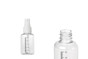 Plastikflaschen 50 ml mit Parfümzerstäuber - 12 Stück-εικόνα_διαστάσεις
