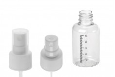 Plastikflaschen 50 ml mit Spray Aroma - 24 Stück