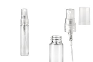 Vaporisateur de parfum 5 ml en verre avec bouchon en plastique - 6 pcs-3