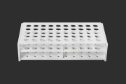 Kunststoffschlauchkasten 212x107x50 mm in weißer Farbe - 50 Plätze (Lochöffnung 13 mm)