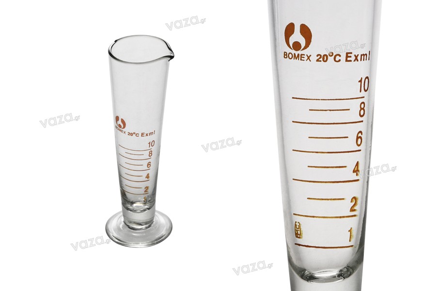 Cilindru volumetric de sticlă de 10 ml