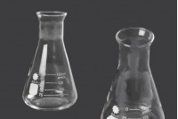Γυάλινη κωνική φιάλη (Erlenmeyer) 150 ml με ενδείξεις ογκομέτρησης