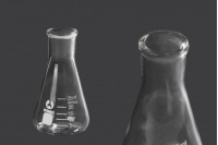 Γυάλινη κωνική φιάλη (Erlenmeyer) 25 ml με ενδείξεις ογκομέτρησης