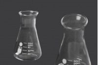 Éprouvette graduée conique en verre (Erlenmeyer) de 50ml