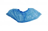 Blue disposable shoe covers (without hooks) - 100 pcs