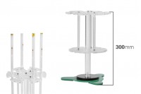 Circular, rotating pipette stand - 24 positions (hole opening 14 mm)
