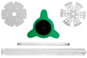 Support de pipette rond tournant - 24 positions (ouverture du trou 14 mm)-εικόνα_σύνθεση