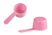 30ml pink plastic measuring scoop - available in a package with 6 pcs