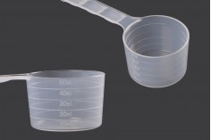 Doseur en plastique - doseur transparent de 50 ml 