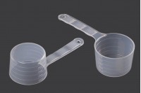 50ml transparent graduated plastic measuring scoop