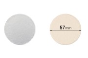 Παρεμβύσματα επαγωγικής σφράγισης (induction sealing) - 57 mm (πακέτο 100 τμχ)