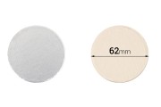 Induction sealing gaskets - 62 mm (package of 100 pcs)