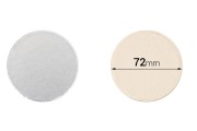 Παρεμβύσματα επαγωγικής σφράγισης (induction sealing) - 72 mm (πακέτο 100 τμχ)