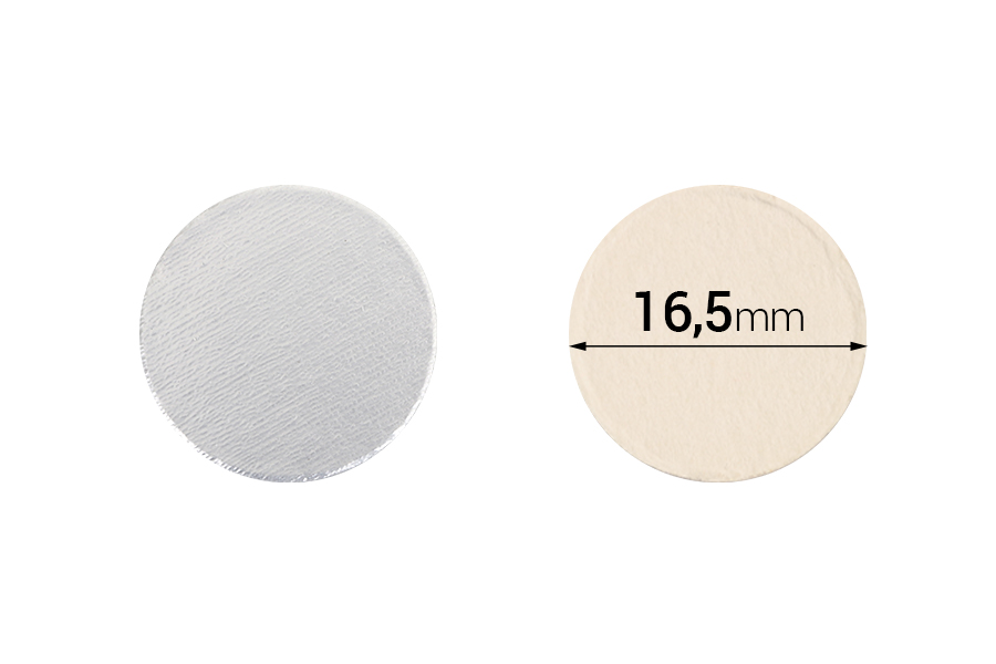 Παρεμβύσματα επαγωγικής σφράγισης (induction sealing) - 16,5 mm (πακέτο 100 τμχ) Παρεμβύσματα επαγωγικής σφράγισης (induction sealing) - 16,5 mm (πακέτο 100 τμχ)