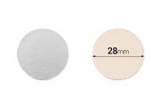 Παρεμβύσματα επαγωγικής σφράγισης (induction sealing) - 28 mm (πακέτο 100 τμχ)