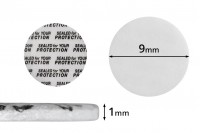 Joints de 9 mm pour pots (ils collent avec pression) - 50 pcs