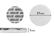 Παρεμβύσματα 21 mm για βαζάκια (κολλάει με την πίεση) - 50 τμχ