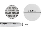 Παρεμβύσματα 32,5 mm για βαζάκια (κολλάει με την πίεση) - 50 τμχ