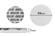 Παρεμβύσματα 34 mm για βαζάκια (κολλάει με την πίεση) - 50 τμχ