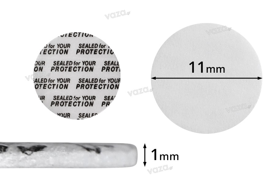 Pressure seal liner 11 mm with airtight sealing, tamper evident - 50 pcs