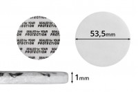 Παρεμβύσματα 53,5 mm για βαζάκια (κολλάει με την πίεση) - 50 τμχ
