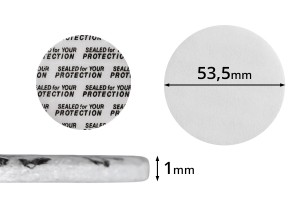 Abdichtscheibe 53,5 mm für Gläser (schließt mit dem Druck) -50 Stücke-1