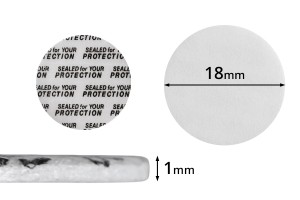 Joints de 18 mm pour pots (ils collent avec pression) - 50 pcs-1
