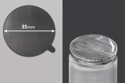 Garnitură autoadezivă din aluminiu 35 mm - 24 buc
