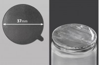 Αυτοκόλλητο παρέμβυσμα αλουμινίου 37 mm - 18 τμχ 