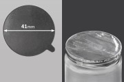 Silver adhesive liner 41 mm  -  18 pcs