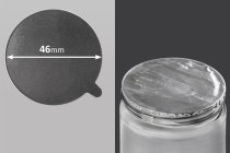 46 mm alüminyum etiket - 12 adet 46 mm alüminyum etiket - 12 adet
