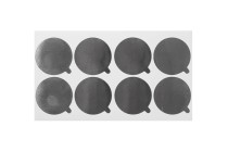 46 mm alüminyum etiket - 12 adet 46 mm alüminyum etiket - 12 adet