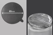 Silver adhesive liner 65 mm-  8 pcs