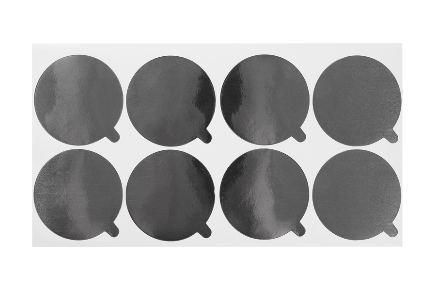 65 mm alüminyum etiket - 10 adet