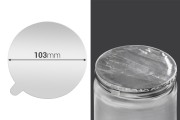 Silver adhesive liner 103 mm  - 3 pcs