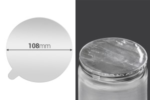 108 mm alüminyum etiket - 3 adet-1
