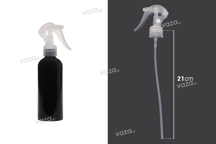 Plastic spray pump 24/410 in different colors with safety