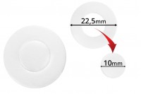 Joint d'étanchéité avec ruban adhésif double face PP24 de couleur blanche