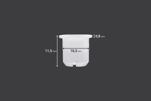 Régulateur de débit - égouttoir en plastique (PE) - diamètre 10,3 mm - 50 pcs-εικόνα_σύνθεση