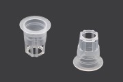 Regolatore di flusso - scarico in plastica (PE) - diametro 10,4 mm - 50 pz
