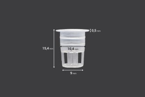 Régulateur de débit - égouttoir en plastique (PE) - diamètre 10,4 mm - 50 pcs-3